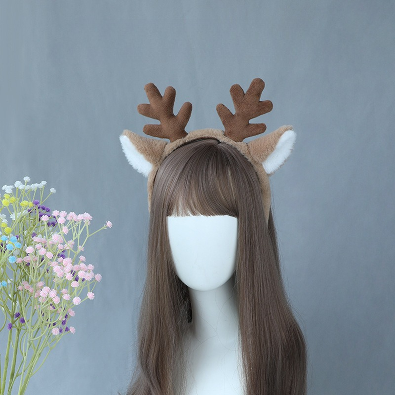 Reindeer Antlers Headband - Costume de noël, bandeau oreilles de