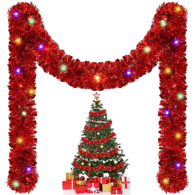 Tinsel Garland Decoration - Guirlande de Noël en tinsel de