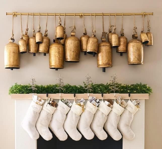 Cloches de Noël géantes rustiq - Christmas Stocking Hanging avis et prix