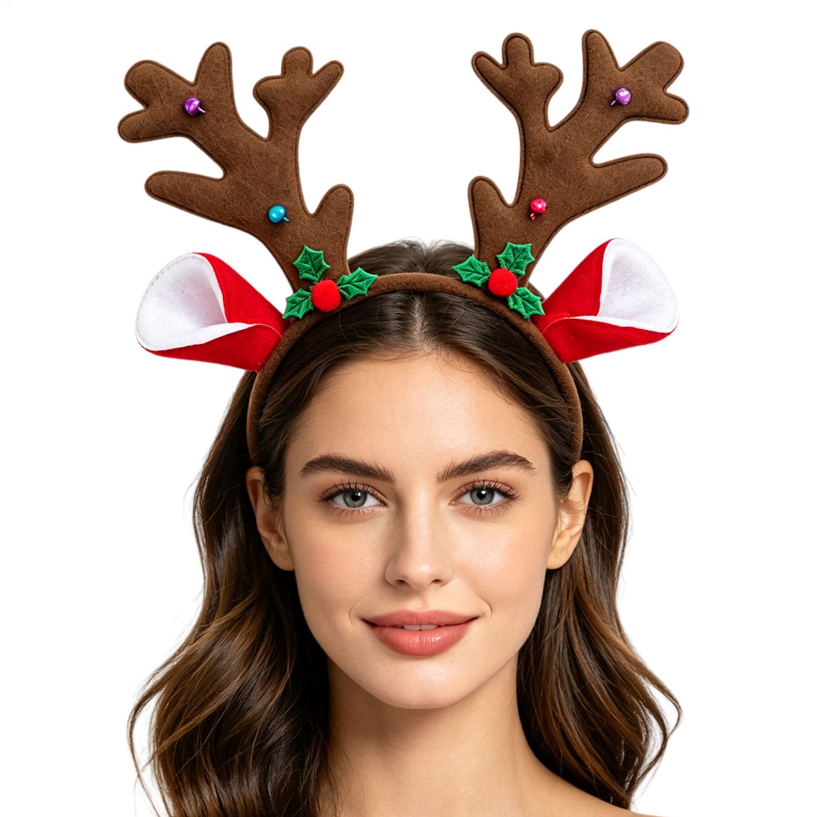 Serre-tête de Noël avec bois d - Reindeer Antlers Headband avis et prix